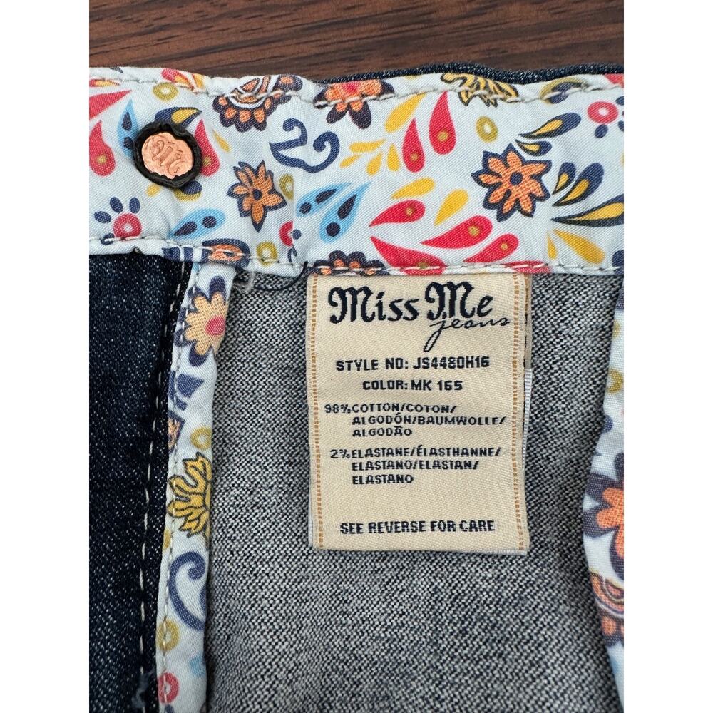 Miss Me Y2K Medium Blue Denim JS448OH16 Solid Flap Pocket Shorts Size 29 NWT - Picture 13 of 16